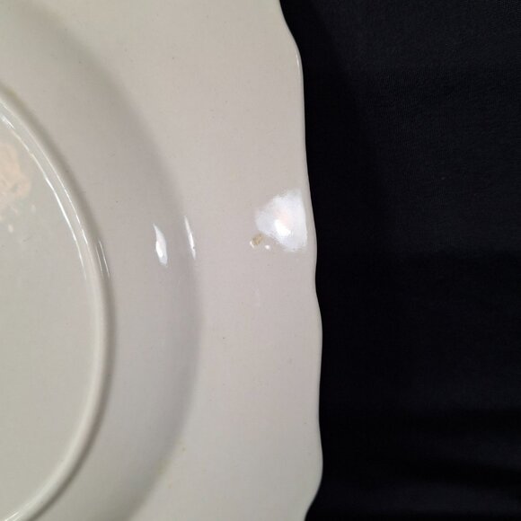 Vintage Collectible Johnson Brothers Ironstone Plate Fireplace Christmas Tree - Picture 6 of 11